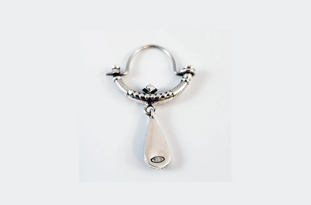 Small Earrings with Round Stones  "Daghdghan" thumbnail