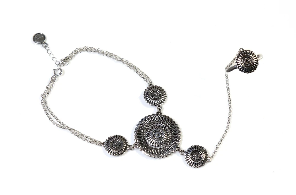 Bracelet with Ring "The Sun" thumbnail