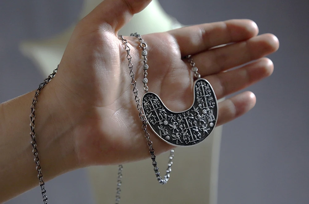 Pendant " Van " with Armenian traditional chain thumbnail